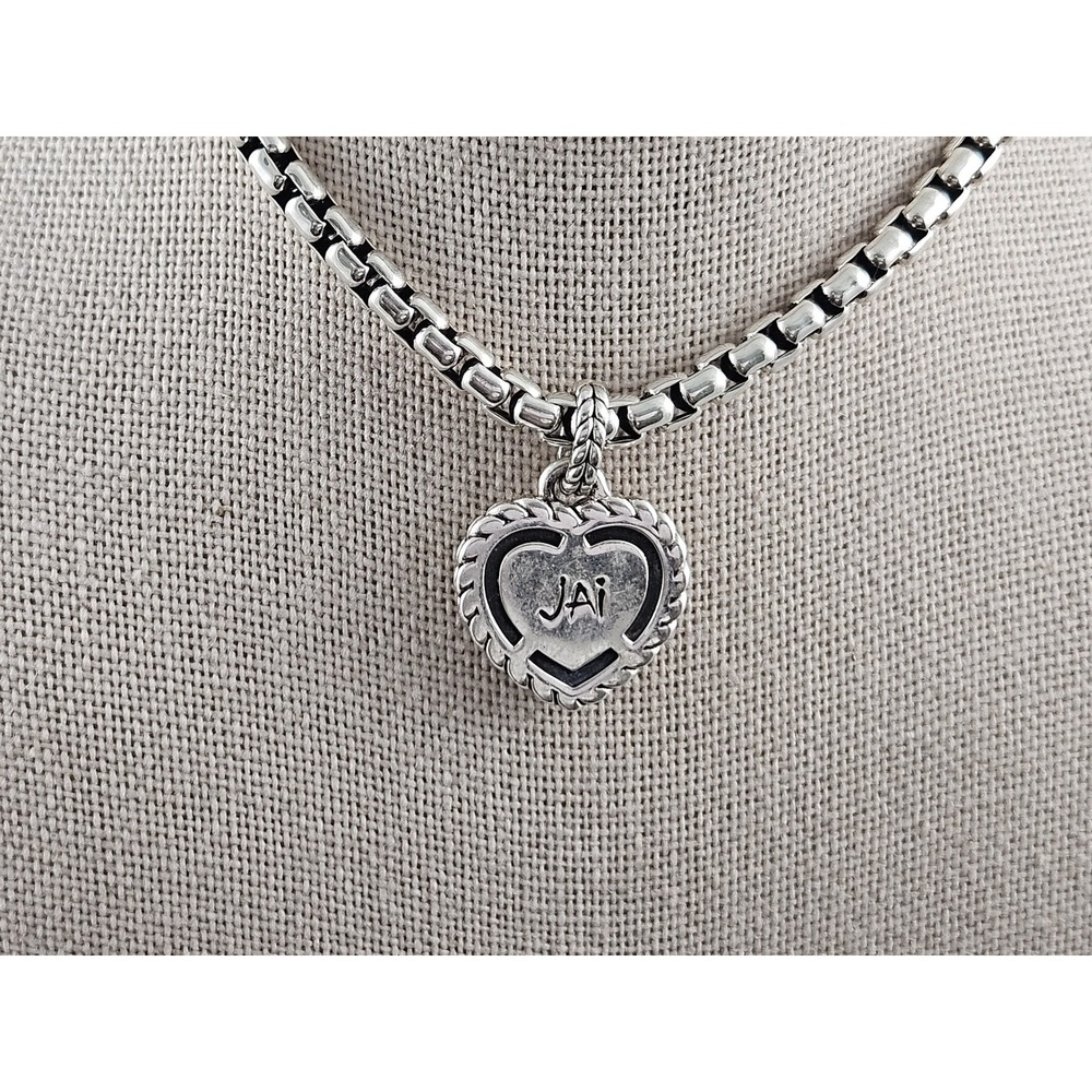 JAi by John Hardy Sterling and 14K Gold Love Charm Bracelet - Picture 6 of 12